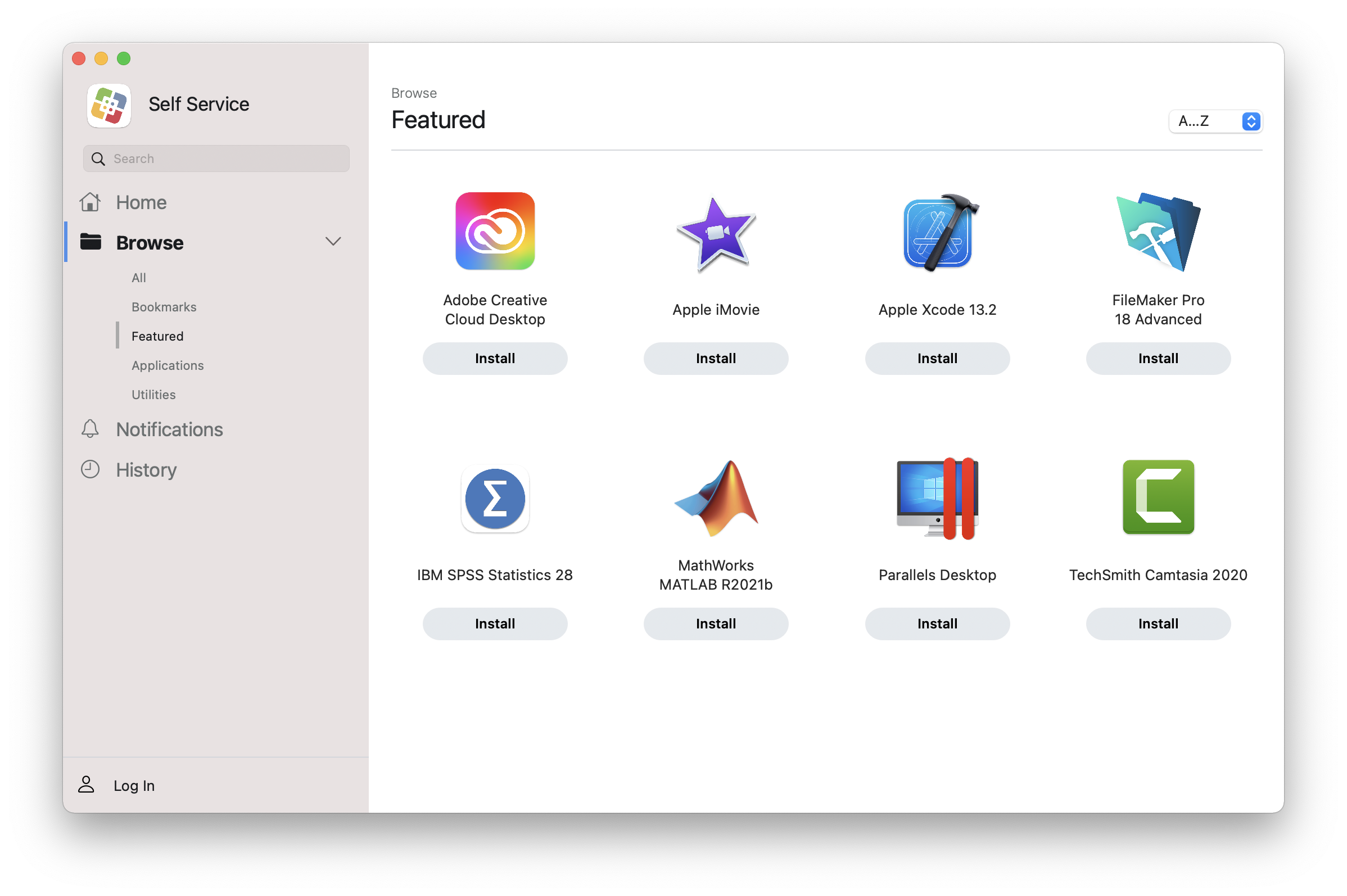 IT Help Using Self Service On A Deakin Managed Computer Mac IT Help