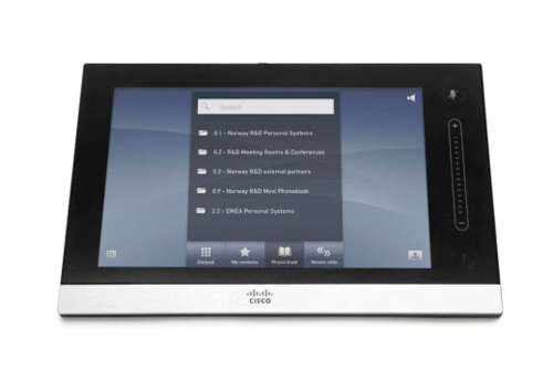 A Cisco Touch 8 device will look akin to this picture