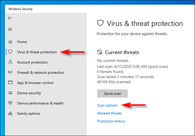 How to Scan with Microsoft Defender Antivirus on Windows 10