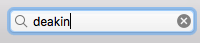 You can locate Deakin passwords by searching for "Deakin"