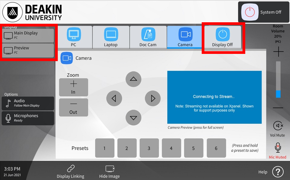 DAVE Projector Control