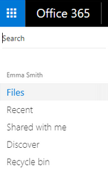 Office 365 search bar