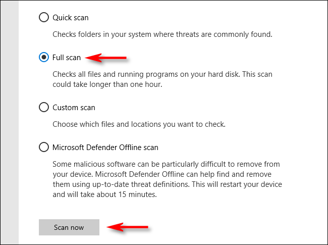 How to Scan with Microsoft Defender Antivirus on Windows 10