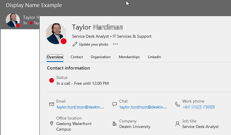 IT Help - Email Addresses & Display Names - IT Help