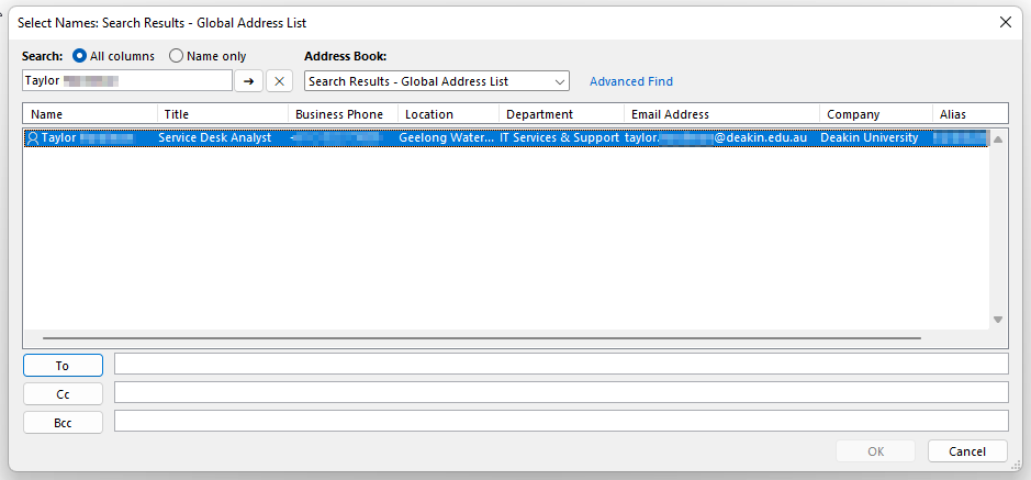 IT Help - Email Addresses & Display Names - IT Help