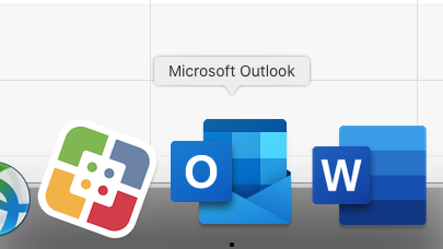 Outlook Mac Dock Outlook Mac Dock